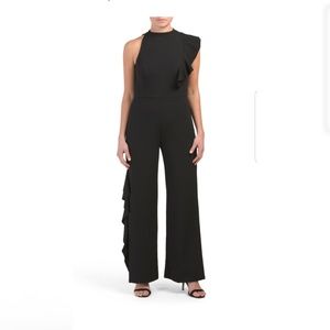 NWT Bebe Ruffled Jumpsuit